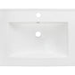 American Imaginations AI-29675 36" White Rectangular Drop In Transitional Ceramic Top Set
