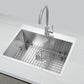 American Imaginations AI-31732 20" Stainless Steel Rectangle Stainless Steel Modern Kitchen Sink