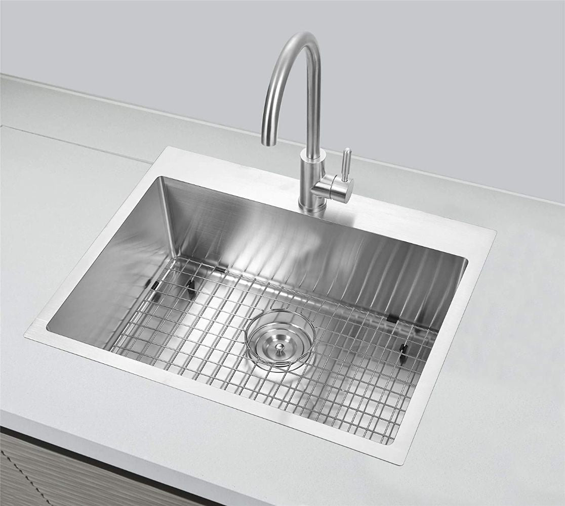 American Imaginations AI-31732 20" Stainless Steel Rectangle Stainless Steel Modern Kitchen Sink