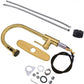 American Imaginations AI-34301 3" Gold Unique Stainless Steel Transitional Kitchen Sink Faucet