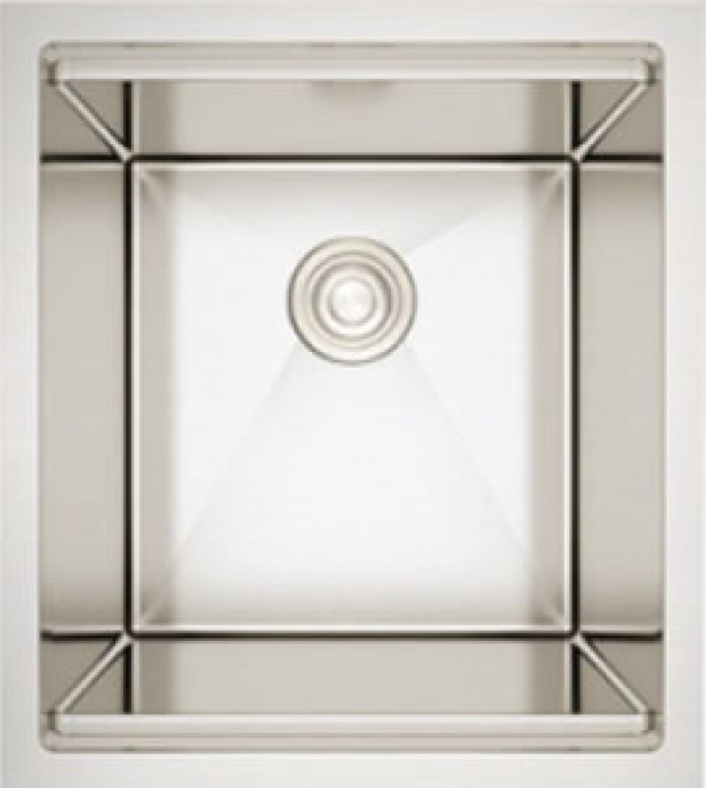 American Imaginations AI-34383 15" Stainless Steel Rectangle Stainless Steel Modern Kitchen Sink