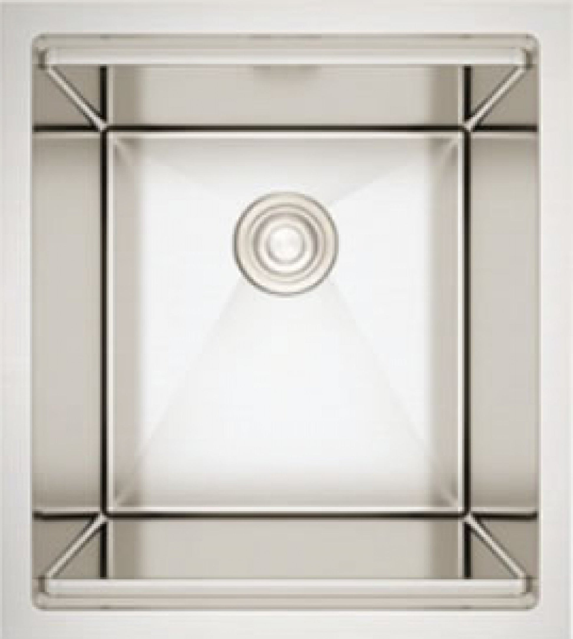 American Imaginations AI-34383 15" Stainless Steel Rectangle Stainless Steel Modern Kitchen Sink