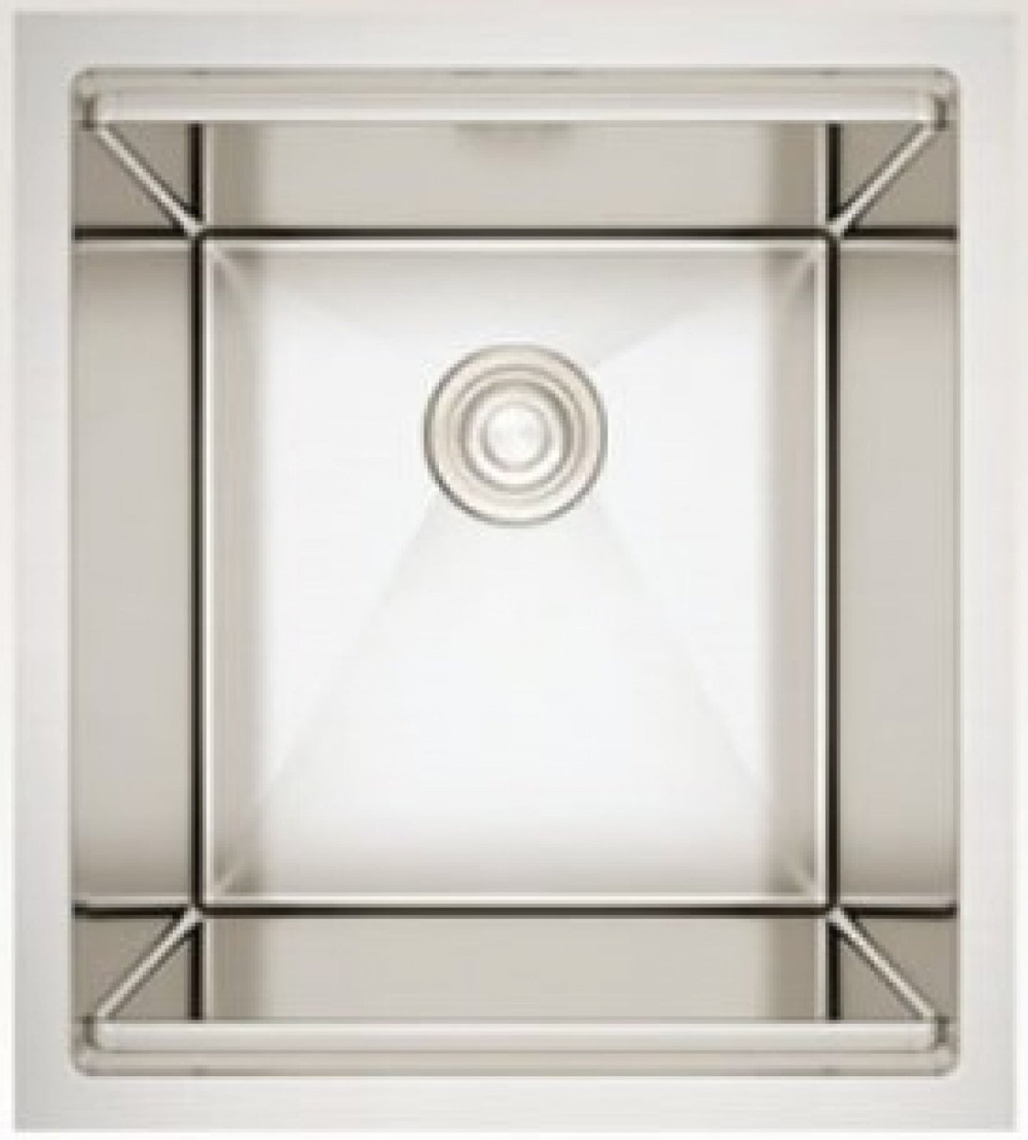 American Imaginations AI-34385 17" Stainless Steel Rectangle Stainless Steel Modern Kitchen Sink