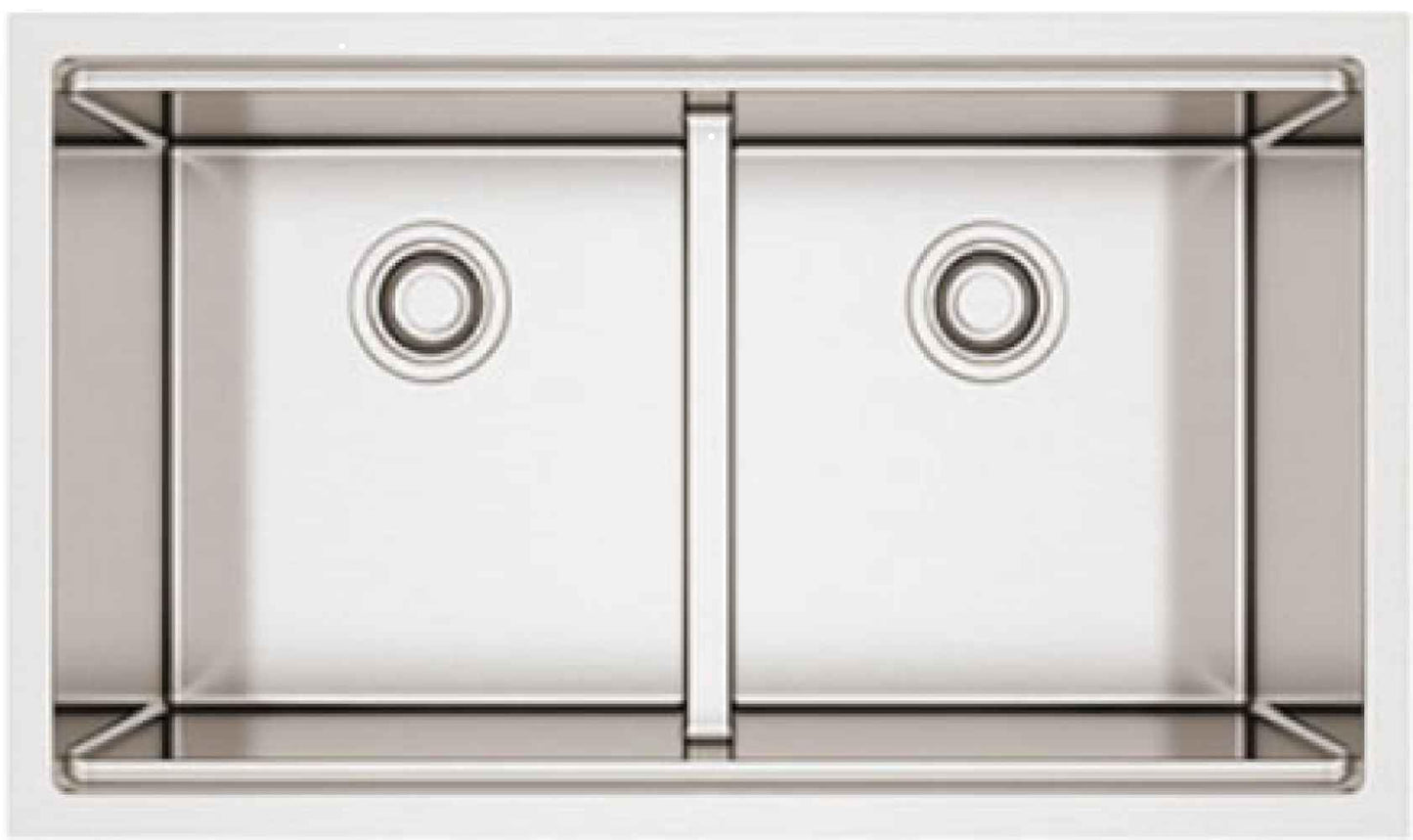 American Imaginations AI-34389 20" Stainless Steel Rectangle Stainless Steel Modern Kitchen Sink