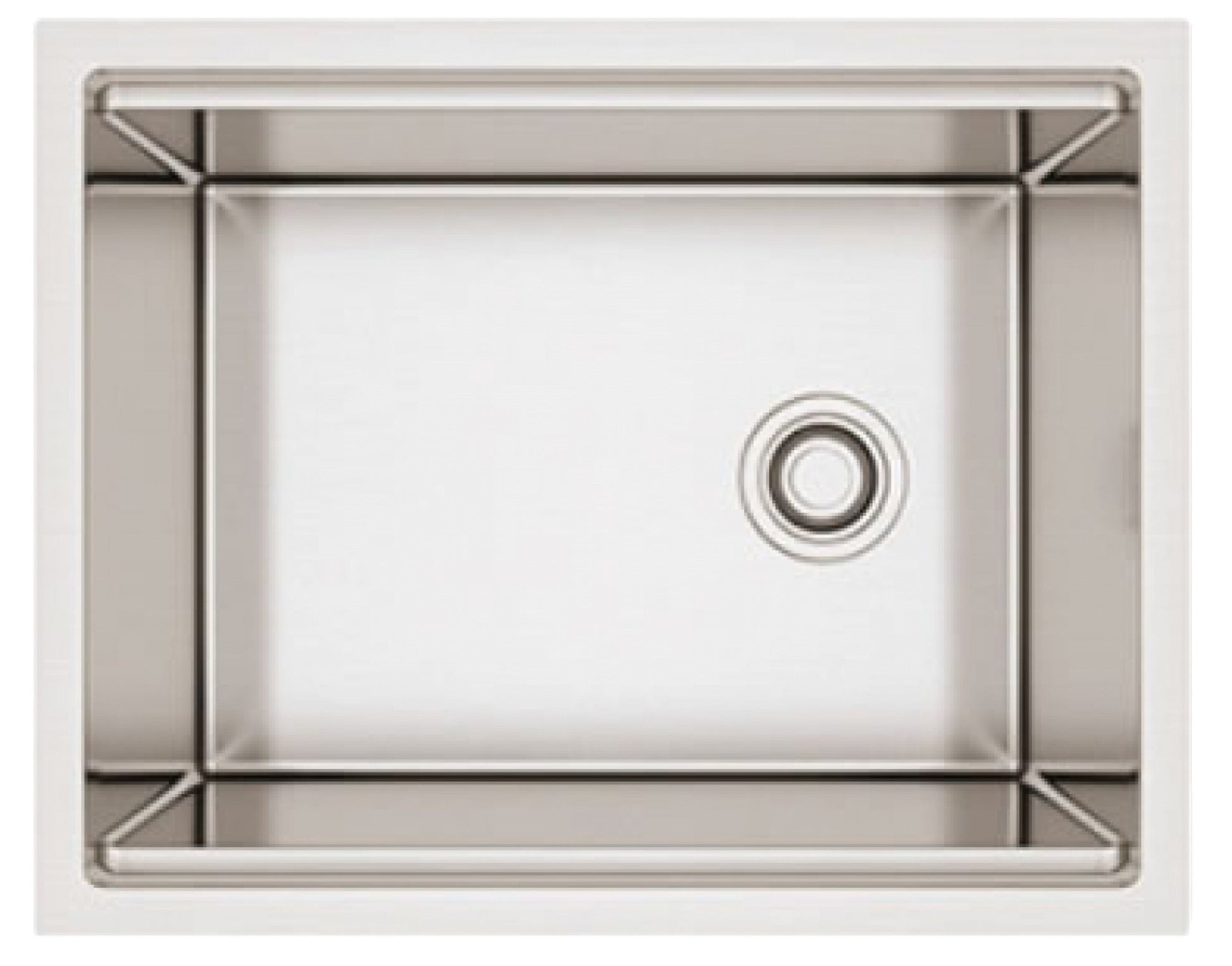 American Imaginations AI-34390 23" Stainless Steel Rectangle Stainless Steel Modern Kitchen Sink