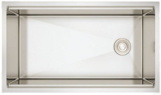 American Imaginations AI-34395 33" Stainless Steel Rectangle Stainless Steel Modern Kitchen Sink
