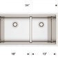 American Imaginations AI-34397 34" Stainless Steel Rectangle Stainless Steel Modern Kitchen Sink