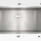 American Imaginations AI-34399 30" Stainless Steel Rectangle Stainless Steel Modern Kitchen Sink