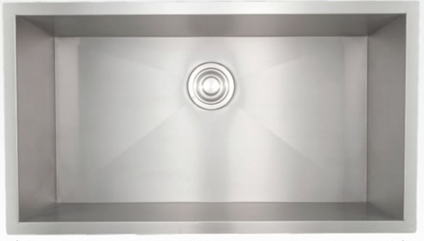 American Imaginations AI-34404 32" Stainless Steel Rectangle Stainless Steel Modern Kitchen Sink