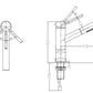 American Imaginations AI-34409 1" Stainless Steel Stainless Steel Modern Kitchen Sink Faucet