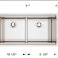 American Imaginations AI-34414 34" Stainless Steel Rectangle Stainless Steel Modern Kitchen Sink