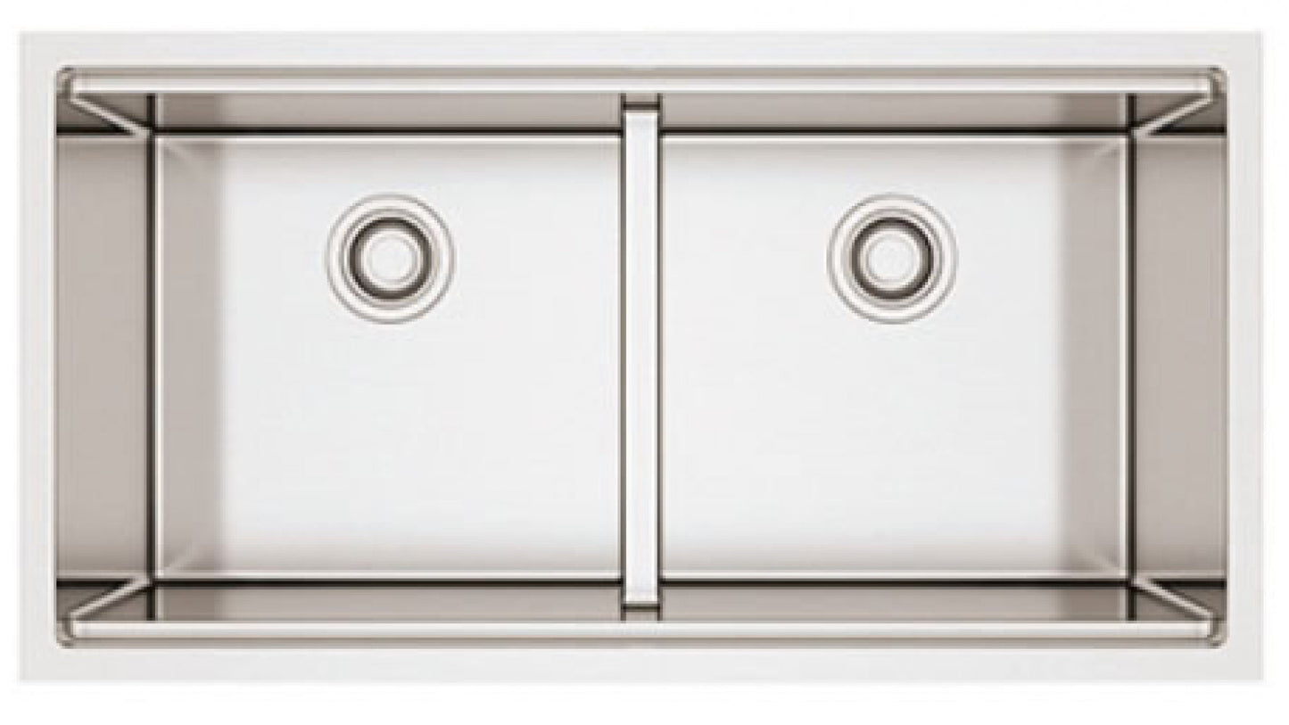 American Imaginations AI-34414 34" Stainless Steel Rectangle Stainless Steel Modern Kitchen Sink