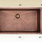 American Imaginations AI-34415 32" Copper Rectangle Copper Transitional Kitchen Sink