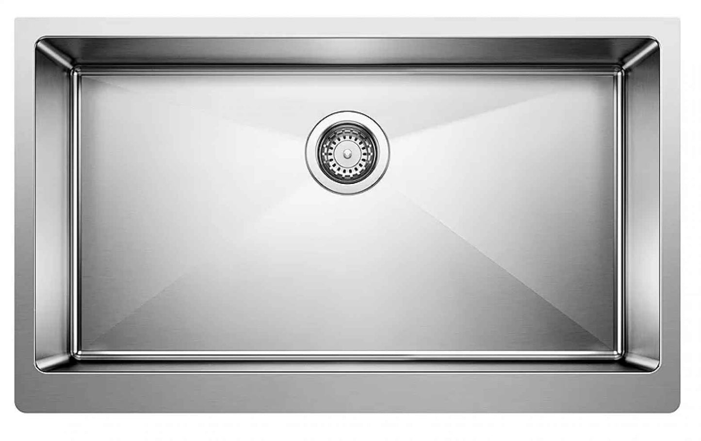 American Imaginations AI-34417 24" Stainless Steel Rectangle Stainless Steel Modern Kitchen Sink