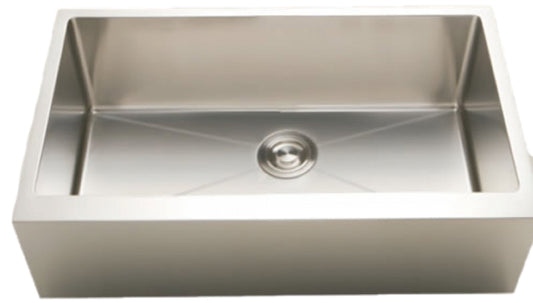 American Imaginations AI-34417 24" Stainless Steel Rectangle Stainless Steel Modern Kitchen Sink