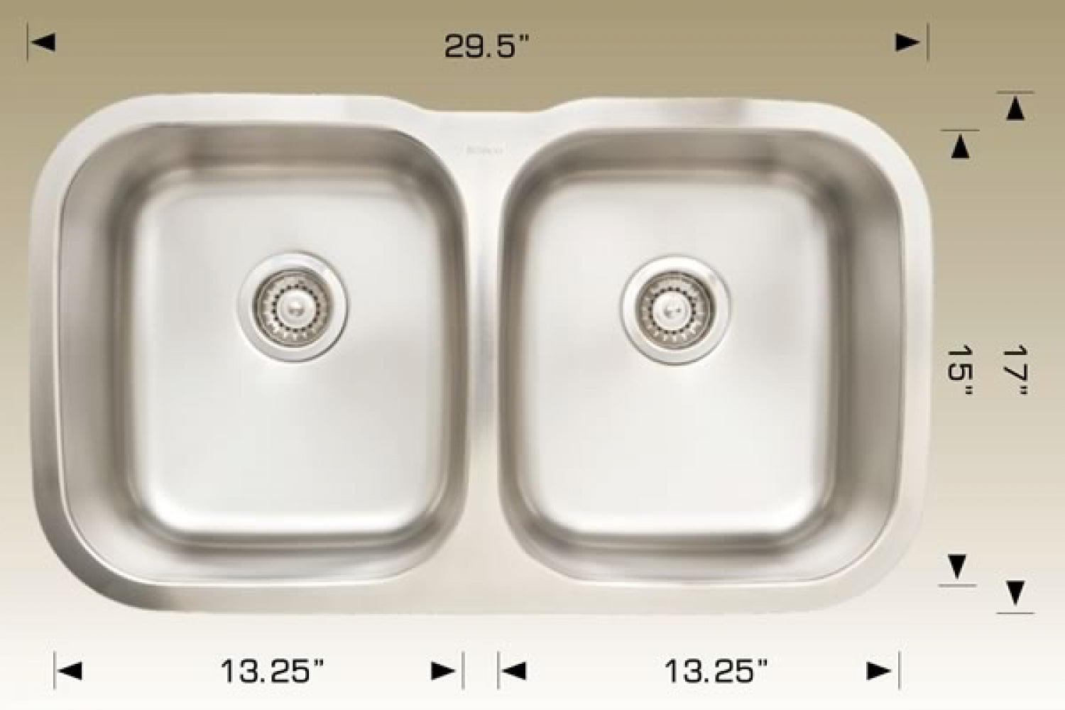 American Imaginations AI-34419 30" Stainless Steel Rectangle Stainless Steel Modern Kitchen Sink