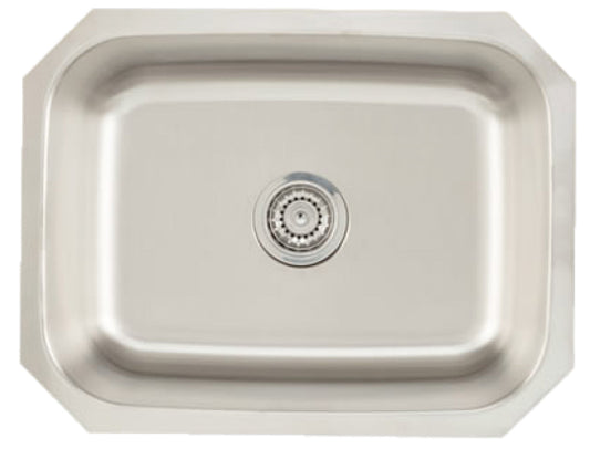 American Imaginations AI-34424 20" Stainless Steel Rectangle Stainless Steel Modern Kitchen Sink