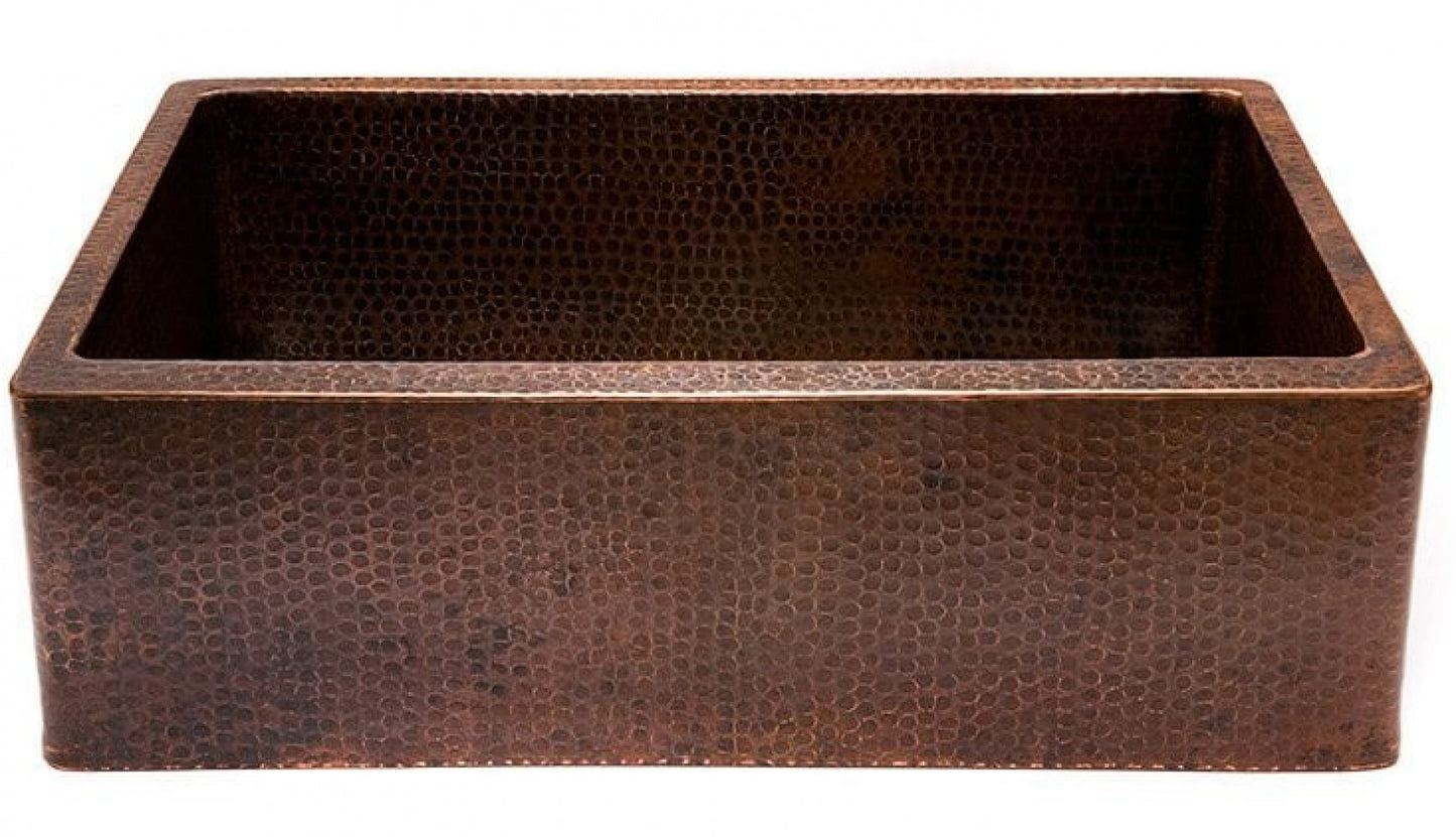 American Imaginations AI-34425 27" Copper Rectangle Copper Modern Kitchen Sink