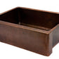 American Imaginations AI-34426 30" Copper Rectangle Copper Modern Kitchen Sink