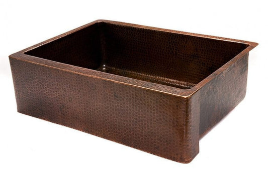 American Imaginations AI-34426 30" Copper Rectangle Copper Modern Kitchen Sink