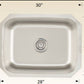 American Imaginations AI-34432 30" Stainless Steel Rectangle Stainless Steel Modern Kitchen Sink