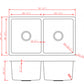 American Imaginations AI-34437 31" Stainless Steel Rectangle Stainless Steel Modern Kitchen Sink