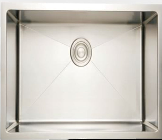 American Imaginations AI-34438 24" Stainless Steel Square Stainless Steel Modern Kitchen Sink