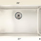 American Imaginations AI-34448 29" Stainless Steel Rectangle Stainless Steel Modern Kitchen Sink
