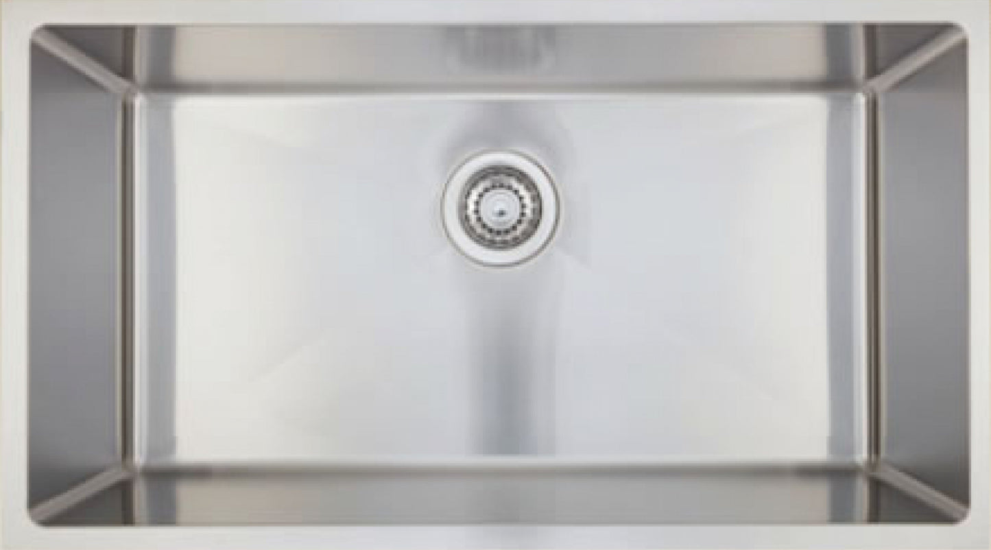 American Imaginations AI-34453 32" Stainless Steel Rectangle Stainless Steel Modern Kitchen Sink