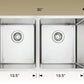 American Imaginations AI-34454 30" Stainless Steel Rectangle Stainless Steel Modern Kitchen Sink