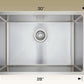 American Imaginations AI-34455 30" Stainless Steel Rectangle Stainless Steel Modern Kitchen Sink
