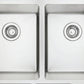 American Imaginations AI-34457 28" Stainless Steel Rectangle Stainless Steel Modern Kitchen Sink