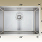 American Imaginations AI-34458 28" Stainless Steel Rectangle Stainless Steel Modern Kitchen Sink