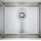 American Imaginations AI-34469 18" Stainless Steel Square Stainless Steel Modern Kitchen Sink