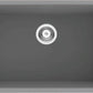 American Imaginations AI-34475 34" Grey Granite Composite Rectangle Granite Composite Modern Kitchen Sink