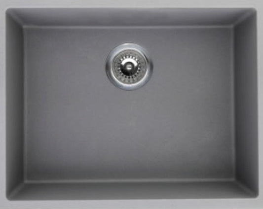 American Imaginations AI-34476 20" Grey Granite Composite Rectangle Granite Composite Modern Kitchen Sink