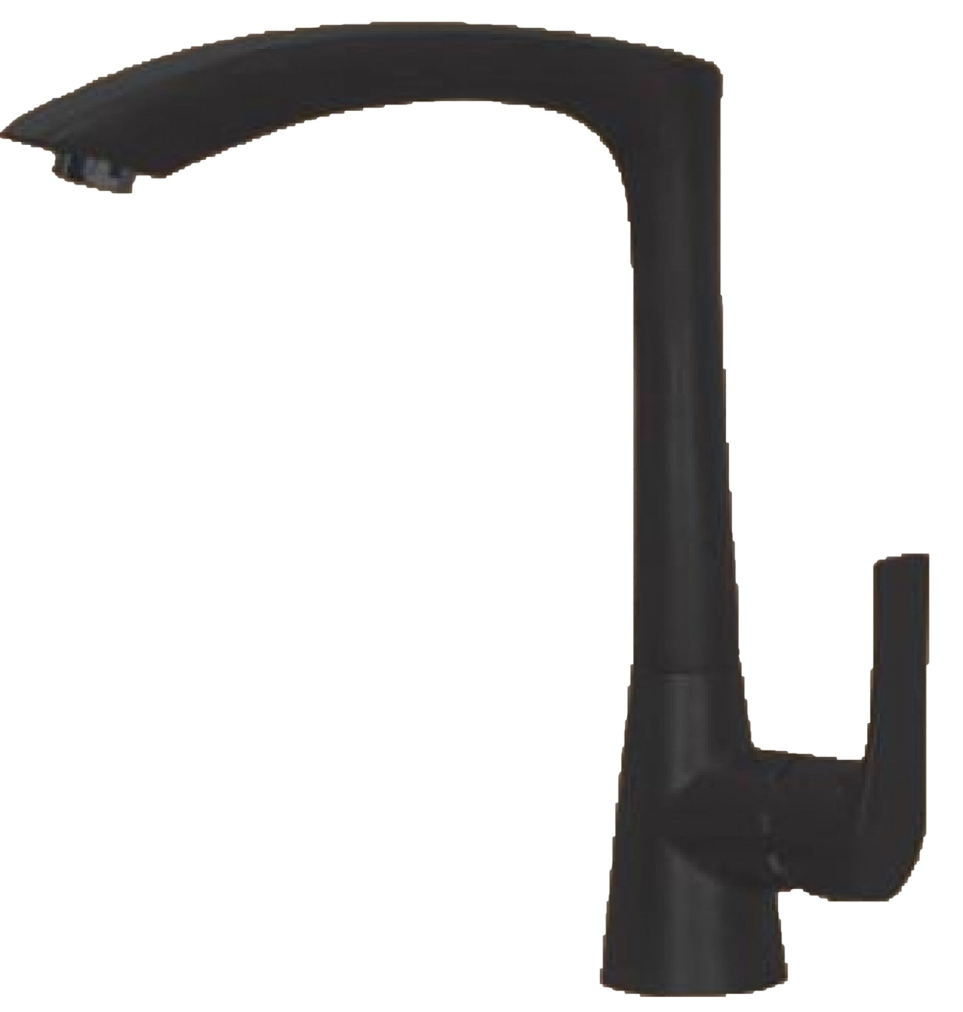 American Imaginations AI-34482 7" Black Stainless Steel Modern Kitchen Sink Faucet