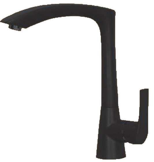 American Imaginations AI-34482 7" Black Stainless Steel Modern Kitchen Sink Faucet