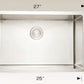 American Imaginations AI-34487 27" Stainless Steel Rectangle Stainless Steel Modern Kitchen Sink