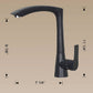 American Imaginations AI-34488 7" Grey Stainless Steel Modern Kitchen Sink Faucet