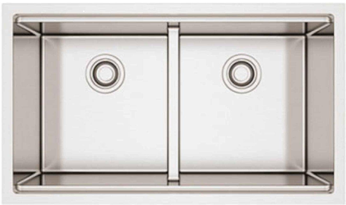 American Imaginations AI-34489 36" Stainless Steel Rectangle Stainless Steel Modern Kitchen Sink