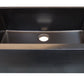 American Imaginations AI-34523 30" Black Granite Composite Rectangle Granite Composite Modern Kitchen Sink