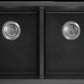 American Imaginations AI-34529 34" Black Granite Composite Rectangle Granite Composite Modern Kitchen Sink