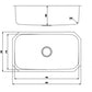 American Imaginations AI-34532 31" Stainless Steel Rectangle Stainless Steel Modern Kitchen Sink