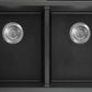 American Imaginations AI-34533 32" Black Granite Composite Rectangle Granite Composite Modern Kitchen Sink