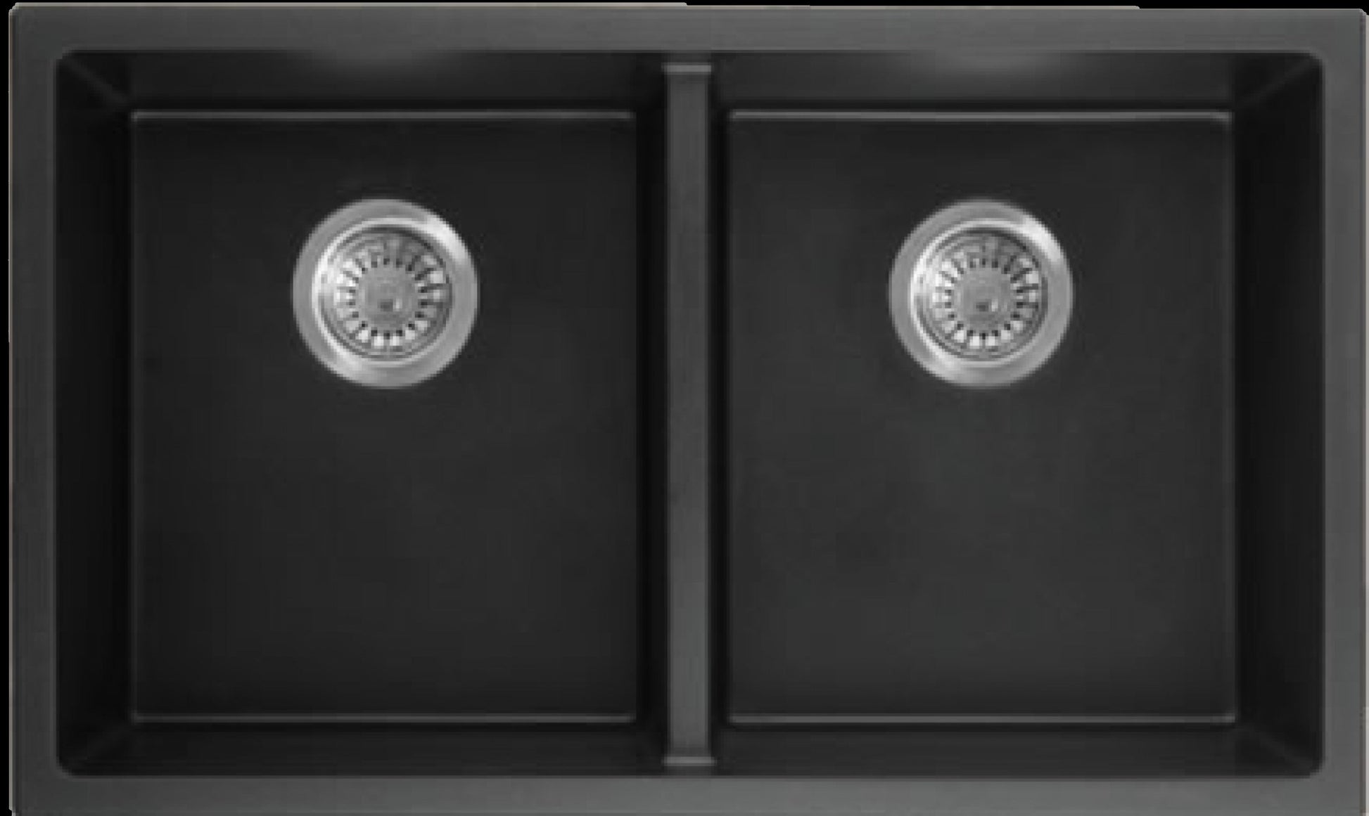 American Imaginations AI-34533 32" Black Granite Composite Rectangle Granite Composite Modern Kitchen Sink