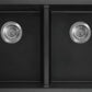 American Imaginations AI-34537 30" Black Granite Composite Rectangle Granite Composite Modern Kitchen Sink