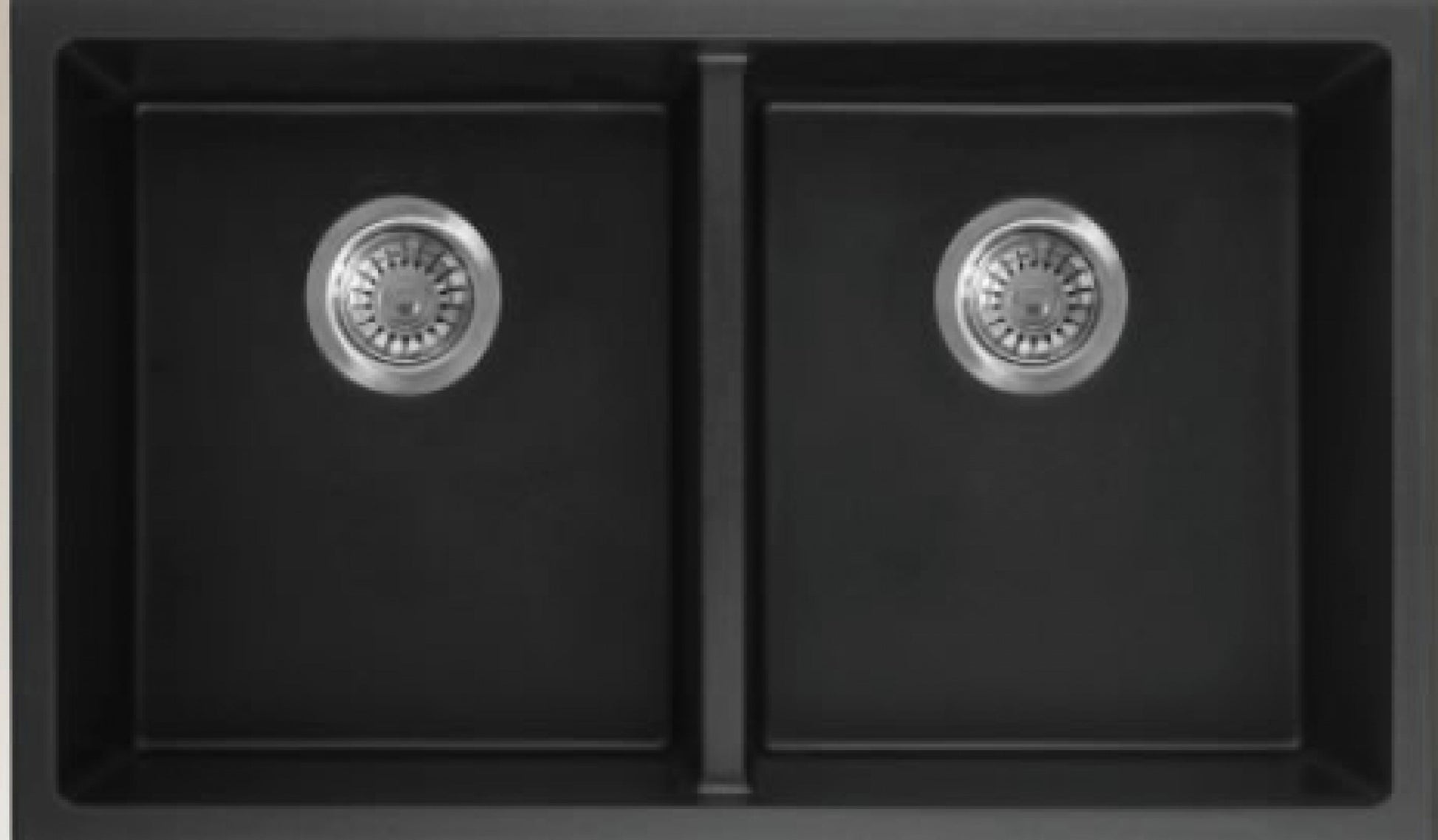 American Imaginations AI-34537 30" Black Granite Composite Rectangle Granite Composite Modern Kitchen Sink