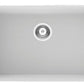 American Imaginations AI-34544 25" White Granite Composite Rectangle Granite Composite Modern Kitchen Sink