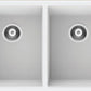 American Imaginations AI-34547 32" White Granite Composite Rectangle Granite Composite Modern Kitchen Sink